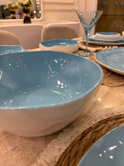 SHINY BULE dinner set 26 pcs