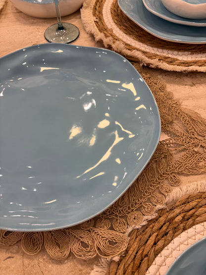 SHINY BULE dinner set 26 pcs