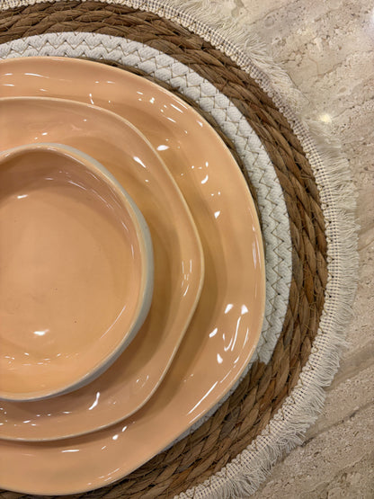 SHINY PEACH dinner set 26 pcs