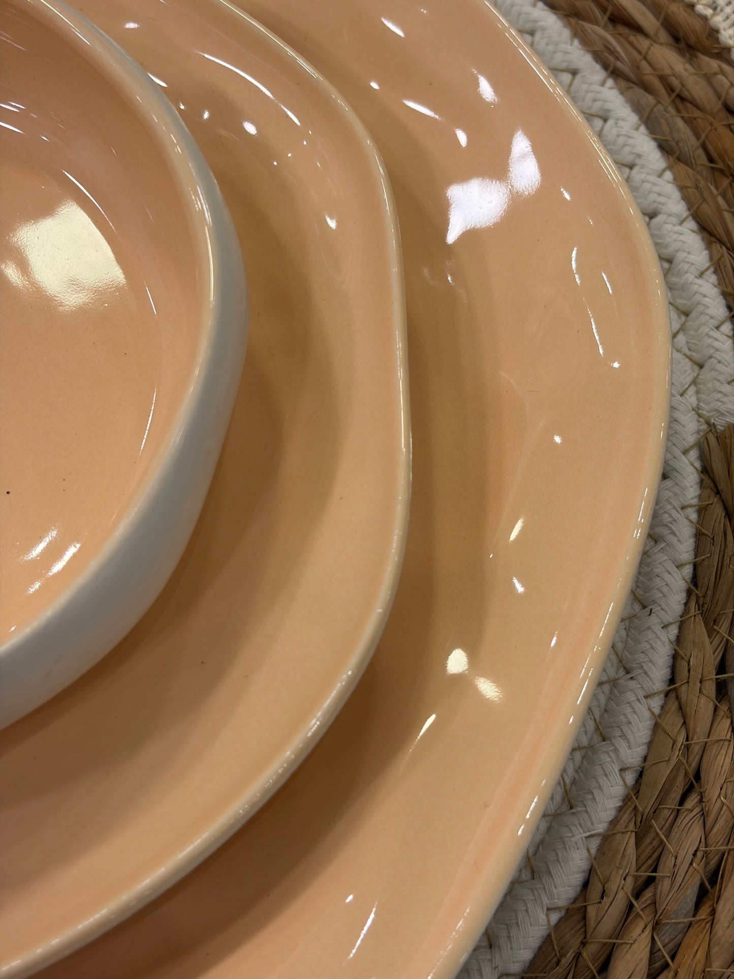 SHINY PEACH dinner set 26 pcs