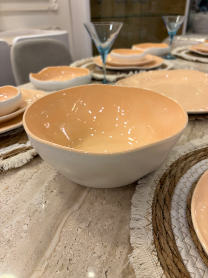 SHINY PEACH dinner set 26 pcs