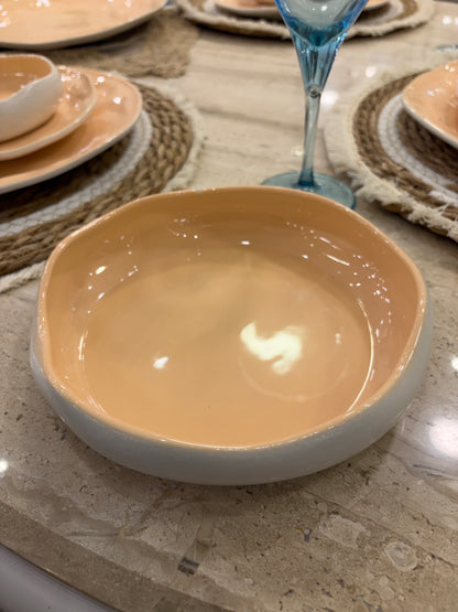 SHINY PEACH dinner set 26 pcs