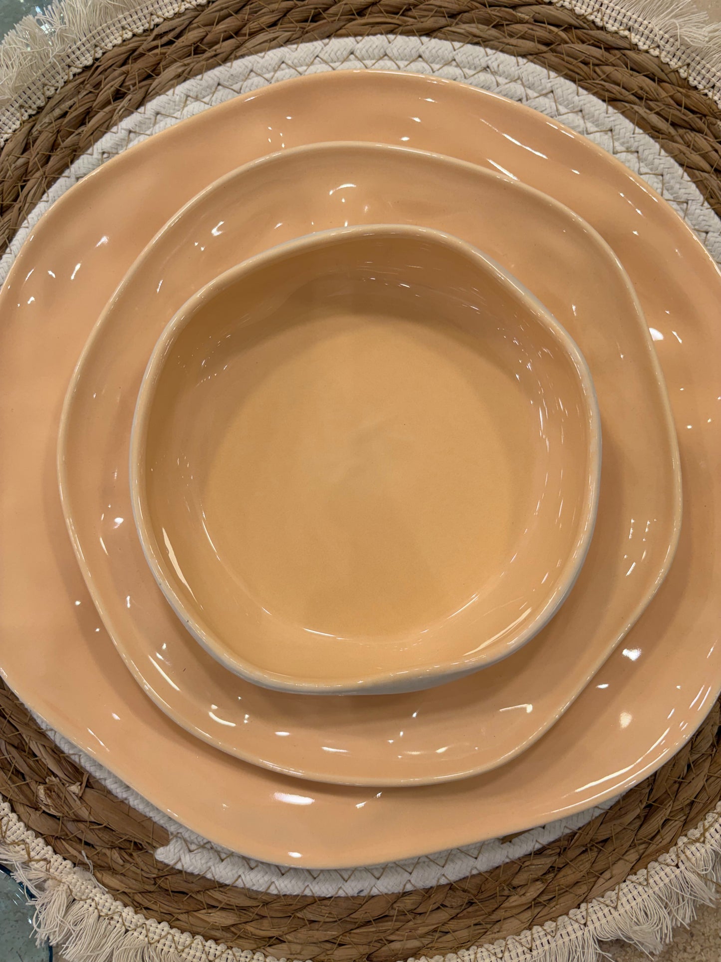 SHINY PEACH dinner set 26 pcs