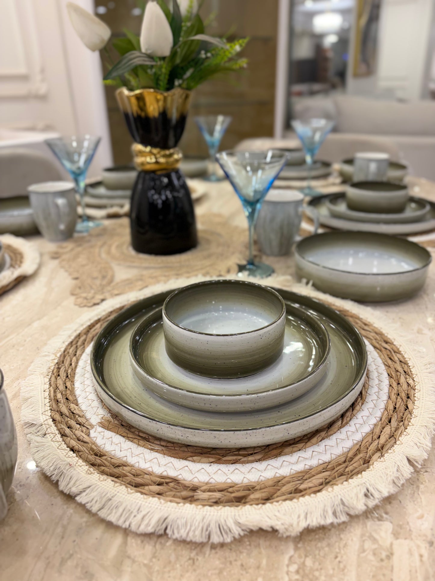 EARTH TONE dinner set 30 pcs