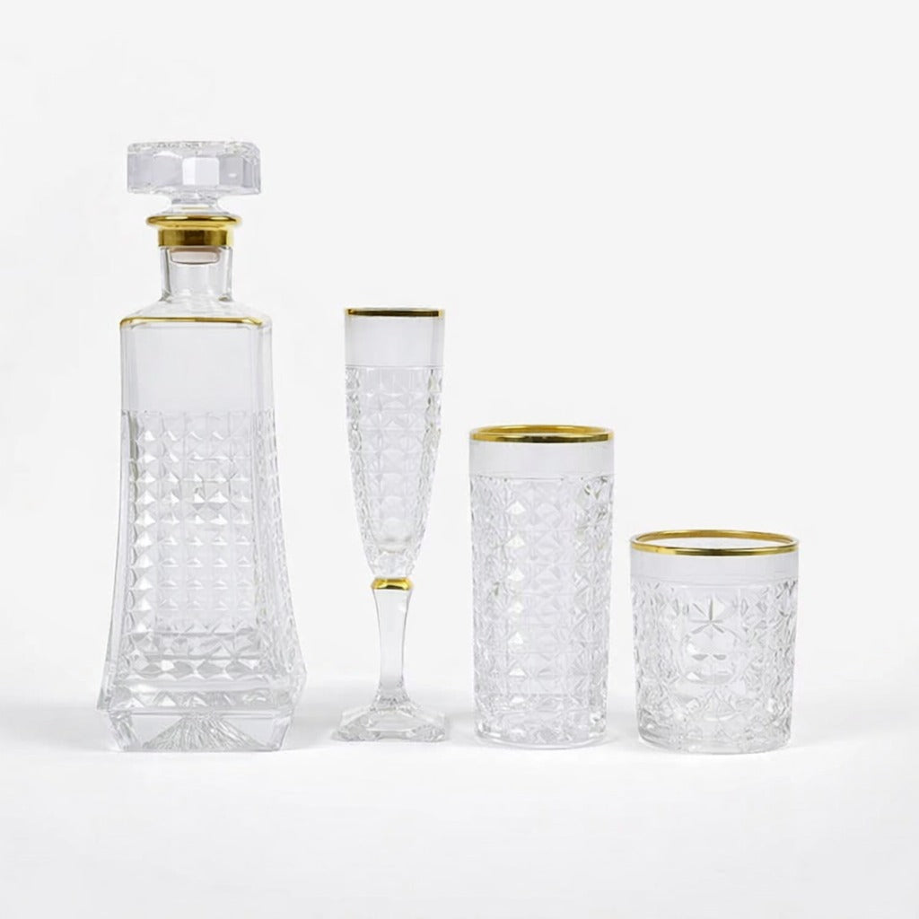 ARABELLA (gold) Crystal Full Set