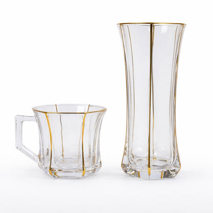 ISMERIA crystal cups set 12 pcs