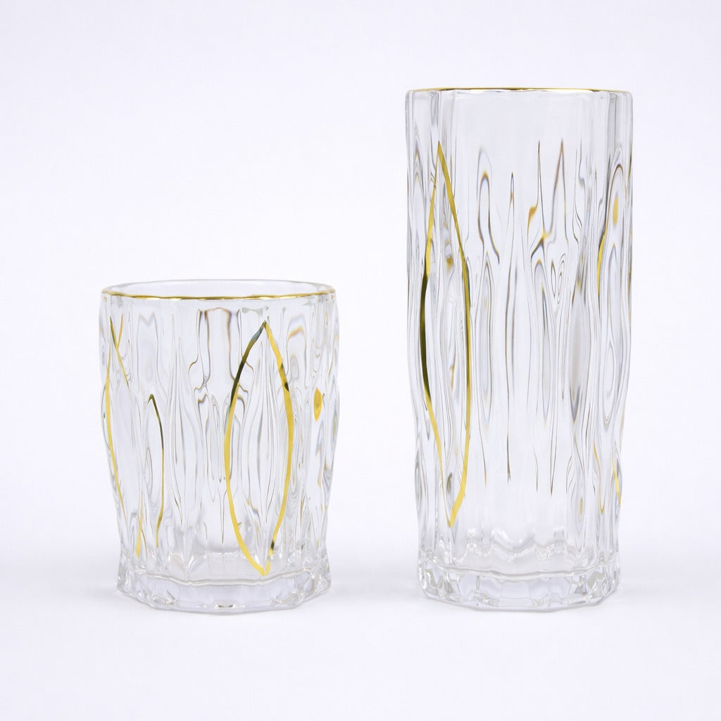 LUOISA crystal cups set 12 pcs