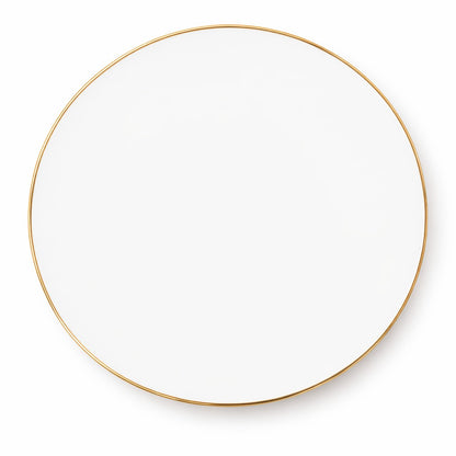 GOLD RIM dinner set 24 pcs