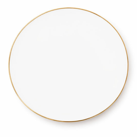 GOLD RIM dinner set 24 pcs