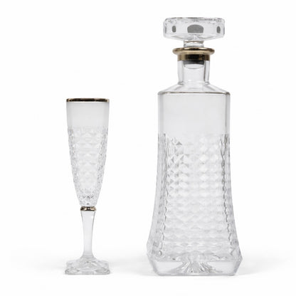 ARABELLA (silver) crystal liquor set 7 pcs