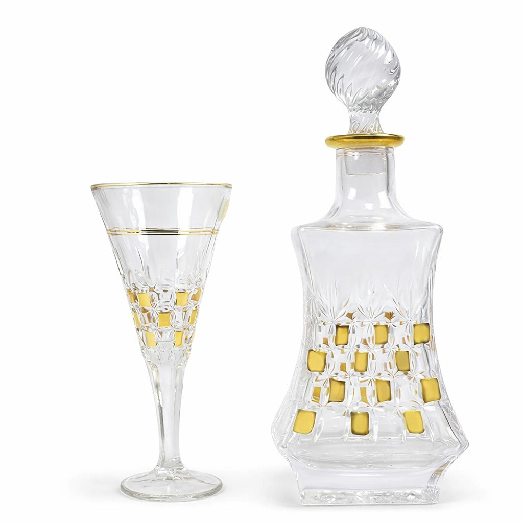 ANTONILLA crystal liquor set 7 pcs