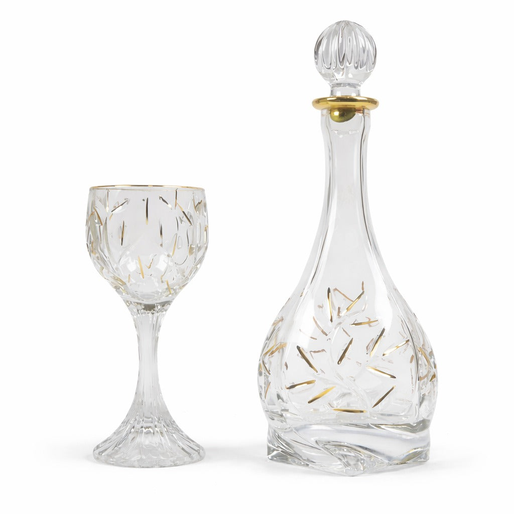 FIORELLA crystal liquor set 7 pcs