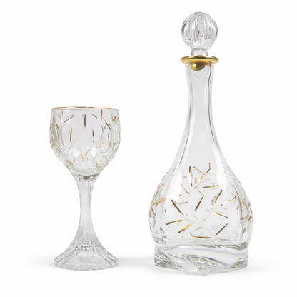 FIORELLA crystal liquor set 7 pcs