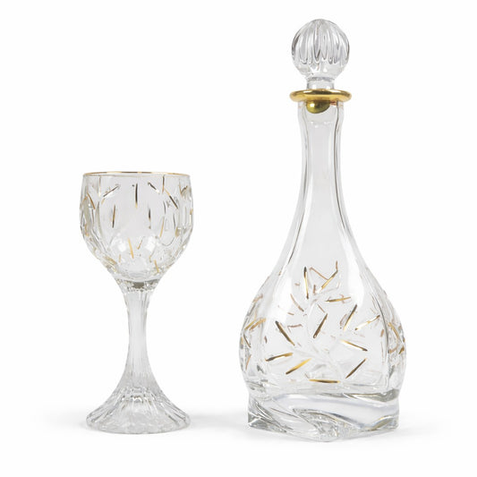 FIORELLA crystal liquor set 7 pcs