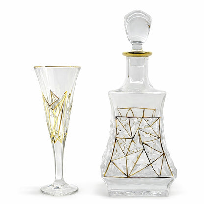 VECTORIA crystal liquor set 7 pcs