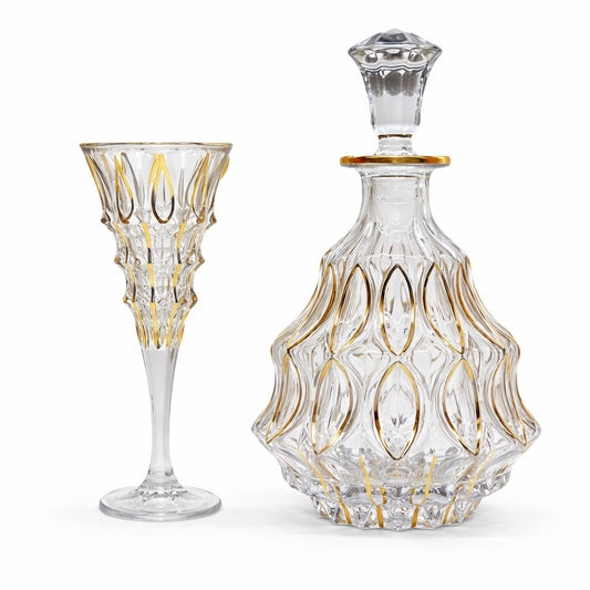 LOUISA crystal liquor set 7 pcs