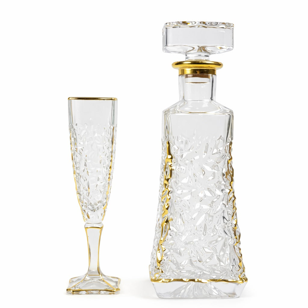 ELVIRA crystal liquor set 7 pcs
