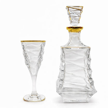 ALEXANDRA crystal liquor set 7 pcs