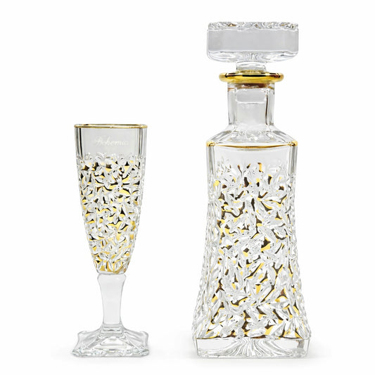 CHARLOTTE crystal liquor set 7 pcs