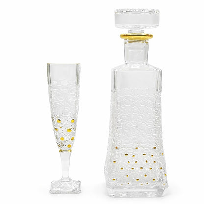 CATHERINA crystal liquor set 7 pcs